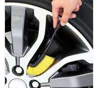 Car Wheel Brush for Rims, Wheel Brushes for Cleaning Car Wheels, Scrubbing Brush Nylon Bristles, Portable Car Alloy Wheel Cleaner Tire Brush Tire Scrubbing Brush Wheel Cleaning Brush Rim for Detailing