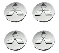 Car Wheel Centre Cap for Mitsubishi Shogun 2014-2019 60mm, Waterproof Dustproof Auto Hub Centre Caps, Snap-on Car Wheel Center Hub Caps Replacement