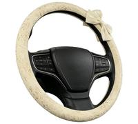 Car Wheel Cover,15 Inches Lace Pattern Interior Decor,Steering Cover with Bow - for Daily Commute Road Trip Long Drive Travel SUV Truck