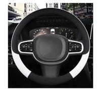 Car Wheel Cover 38CM PU Leather Car Steering Wheel Cover For Volvo XC40 XC60 XC90 V40 S90 S80 S60 S40 Auto Interior Accessories Wheel Cover(WHITE)