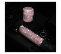 Car Wheel Cover Car Steering Wheel Cover Elastic Handle Cover Colorful Bronzing Universal 37/38cm BlingBling Steering Wheel Accessories(Pink 2PCS)