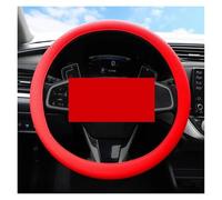 Car Wheel Cover Car Summer General Silicone Sports Steering Wheel Cover For Ultra Thin Cute Men And Women's Car With Non-slip Odorless Cover(Red)