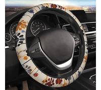 Car Wheel Cover Dog Bones Prints Steering Wheel Protector Covers SUVs 2 PCS