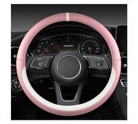 Car Wheel Cover For A1 8X A2 A3 A4 A5 A6 For Avant O Shape D Shape Microfiber Leather Car Steering Wheel Cover Auto Accessories Wheel Cover(Pink O Shape)