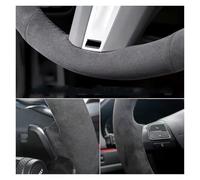 Car Wheel cover For BMW E81 E90 For Pack Sport M3 E91 E92 E93 E87 E82 E88 X1 E84 Car Steering Wheel Braid Soft Suede Cover Auto Steering Wheel Protector(Blue marker)