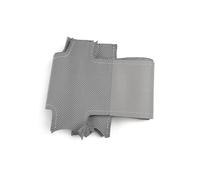 Car Wheel Cover For BMW X3 E83 2003-2010 X5 E53 2004-2006 Perforated Leather Hand-stitched Car Inner Steering Wheel Cover Protective Trim(Gray)