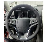 Car Wheel Cover For Chevrolet For Malibu For Crekor For Cruze For Camaro Steering Wheel Braiding Cover Car Steering Wheel Cover Faux Leather Breathable Black(Yellow Thread)