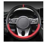 Car Wheel Cover For KIA K5 KX5 K2 K3 GT For Brand For Rio For Cerato For Sportage For Stinger EV6 EV6 GT EV6 GT-line 2021 2022 Car Steering Wheel Cover 38cm Leather(RED O SHAPE)