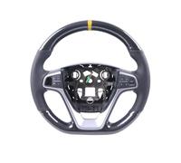 Car Wheel Cover For Lada For Granta 2018-2019 For Priora 2 2013-2018 For Kalina 2 Car Steering Wheel Cover Carbon Fiber Stitched Leather Steering Wheel Covers(A Carbon Yellow)