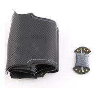 Car Wheel Cover For Lada For Granta 2018-2019 For Priora 2 2013-2018 For Kalina 2 Car Steering Wheel Cover Carbon Steering Wheel Covers(B Gray thread)