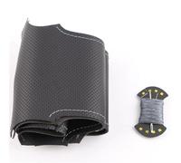 Car Wheel Cover For Lada For Granta 2018-2019 For Priora 2 2013-2018 For Kalina 2 Car Steering Wheel Cover Carbon Fiber Steering Wheel Covers(B Gray thread)