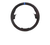 Car Wheel Cover For Mustang 2009-2014 Hand-sewn Steering Wrap Customized Car Steering Wheel Braiding Cover(C-Blue thead)