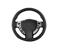 Car Wheel cover For Nissan For QASHQAI For X-Trail NV200 For Rogue Steering Wheel Braid Steering Wheel Cover Auto Steering Wheel Protector(Yellow Thread)
