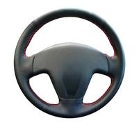 Car Wheel cover For Seat For Ibiza 2004 2006 DIY Artificial Leather Steering Wheel Cover Hand-Stitched Auto Steering Wheel Protector(Blue Thread)