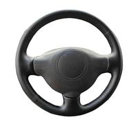 Car Wheel cover For Toyota For Proace DIY Artificial Leather Car Steering Wheel Braid Cover Auto Steering Wheel Protector(Blue Thread)