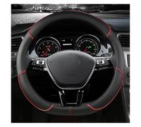 Car Wheel Cover For VW For Sharan For Passat For Caddy For Touran For Tiguan For Golf For Polo For Teramont For Atlas For T-Roc For T-cross Car Steering Wheel Cover(O Shape Bi1ege line)