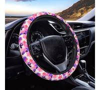 Car Wheel Cover Leopard Print Hearts Bright Pink Car Handle Covers SUVs 2