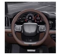 Car Wheel Cover Protector For GWM For WEY VV7 VV5 VV6 For WEYP8 8D Leather Car Steering Wheel Cover Non-Slip Steering Wheel Cover(Coffee Brown-D)