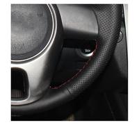 Car Wheel Cover Protector For Kia For Forte For Kia For Soul For Kia For Rio 2009-2011 Non-Slip Black Braid Car Steering Wheel Cover(Yellow Thread)