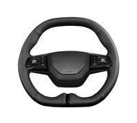 Car Wheel Cover Protector For MG For MULAN 2022-2023 Microfiber Leather Steering Wrap Accessories Braid Car Steering Wheel Cover(Yellow Thread)