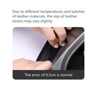 Car Wheel Cover Protector For Suzuki SX4 For Alto Old For Swift Steering-Wheel Cover Wrap Car Accessories Car Steering Wheel Cover(White Thread)