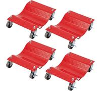 Car Wheel Dolly Set of 4, 1500 LBS Capacity Heavy-Duty Car Dolly Set of 4, Car Dollies with Locking Casters, Multi-Purpose Moving Cart for Car, Truck, RV, Trailer, Snowmobile, and Motorcycle