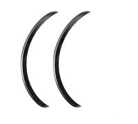 Car Wheel Eyebrow 2Pc Mud Flaps Guard Universal Trim Car Body Fender Flare Rubber Wheel Arches Eyebrow Lip Anti-scratch Strip Sticker(Black 32cm)
