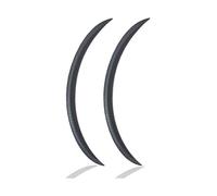 Car Wheel Eyebrow 2Pc Mud Flaps Guard Universal Trim Car Body Fender Flare Rubber Wheel Arches Eyebrow Lip Anti-scratch Strip Sticker(Carbon Fiber 43cm)