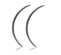 Car Wheel Eyebrow 2Pc Mud Flaps Guard Universal Trim Car Body Fender Flare Rubber Wheel Arches Eyebrow Lip Anti-scratch Strip Sticker(Carbon Fiber 73cm)
