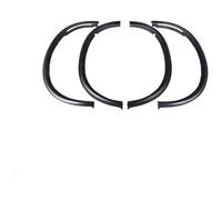 Car Wheel Eyebrow For B&MW X6 F16 F86 X6M 2015-2018 Fender Flares Wheel Eyelid Car Arches Mudguards(Black)