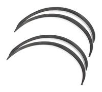 Car Wheel Eyebrow For F&ord For Focus For Edge For Fusion For Mustang Car Wheel Eyebrow Fender Flares Stickers 73cm/29''(Carbon Fiber Black)