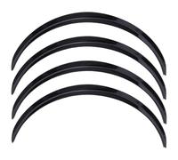 Car Wheel Eyebrow For F&ord For Focus For Edge For Fusion For Mustang Car Wheel Eyebrow Fender Flares Stickers 73cm/29''(Glossy Black)