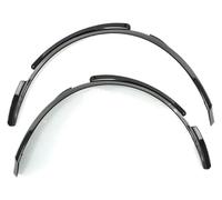 Car Wheel Eyebrows For Chevrole For Corvette C8 2020 2021 2022 2023 2024 Rear Wheel Eyebrow Arch Body Kit Glossy Black Arches Fender Flare Molding Trim(Glossy Black)