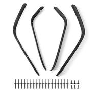 Car Wheel Eyebrows For Jeep For Wrangler JK 2007-2017 Splash Protector Guard Mudflaps Front Rear Fender Flares Extensions Set Wheel Arches