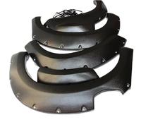 Car Wheel Fender For Isuzu For D-max For Dmax 2016 2017 2018 2019 Double Cabin Car Styling Wheel Arch Mudguards Fender Car Wheel Arch Arches(Textured black)