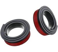 Car Wheel Mudguard Trim, 2 Pcs 1.5m Universal Rubber Car Wheel Arch Anti Collision Strips Moldings Mudguard Trim