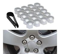 Car Wheel Nut Covers Caps for Peugeot 3008 2008 208 206 207 308 307 408 508, Auto Tyre Hub Screw Nut Wheel Lug Nut Bolt Caps Kit Protection Center Hub Cap Set Accessories with Removal Tool