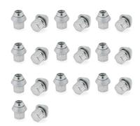 Car Wheel Nuts Compatible With For KA 1996-2008 For Puma 1997-2001 For Focus 1998-2018 20 Piece 19MM For Bolt Lug Stud Tyre Nut Wheel M12x1.5