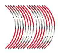 Car Wheel Rim Decal,Rim Stripe Auto Reflective Stickers | Self-Adhesive Wheel Hub Modification Stickers for SUVs, RVs, Sedans, Motorcycles, Electric Cars
