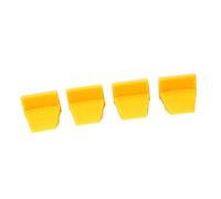 Car Wheel Rim Guard for Tire Changers, 4pcs Tyre Changer Clamping Jaw Protector Plastic Yellow Wheel Rim Guard