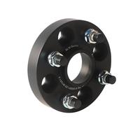 Car wheel spacer 2Pieces 15-50mm PCD 4x100 CB=60.1mm Wheel Spacer Adapter Flang 4 Lug Suit For Universal Car M12x1.5 12x1.25(2PCS 25MM 12x1.5)