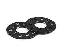Car Wheel Spacer Adapters For A3 A4 A5 A6 A8 Vehicles 1997-2008 5MM 8MM PCD 5x100 5x112 CB 57.1MM And BALL BOLTS M14*1.5 Aluminum Car Wheel Spacers(Black,5mm)