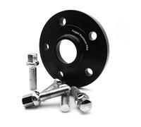 Car wheel spacer Wheel Spacer Adapter PCD 5x108 CB 65.1mm For Peugeot 308 3008 407 For Volvo XC70(Black adapter 15mm)