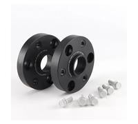 Car Wheel Spacers 2 Pieces 20/25/30mm Alloy Aluminum Wheel Spacer PCD 3-112 CB 57.1 Suit For Smart For CABRIO 450 For CITY COUPE 450 Wheel Hub Spacers(35mm)