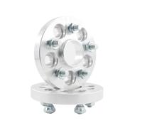 Car Wheel Spacers 2pcs Wheel Spacers Adapters Aluminum PCD 5x114.3 (5x4.5") CB 64.1 Studs 12x1.5 Car Rims Accessories(15mm)