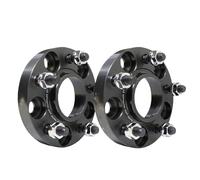 Car Wheel Spacers 2Pieces 15 20 25 30 Mm 5x100 56.1mm Wheel Spacer Adapter 5 Lug For SUBARU For BRZ For Lmpreza XV G4 For Forester For Outback(2pcs Spacer 25mm-BK)