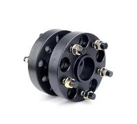 Car Wheel Spacers 2Pieces 25/30/35/40/50/60mm Wheel Spacer Adapter 5 Lug Suit For PCD 5x160 CB=65.1mm M14x1.5 14x2.0 Wheel Spacer Adapter(60mm Black M14x1.5)