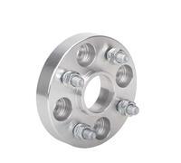 Car Wheel Spacers 2Pieces PCD 4x100 ID=OD=56.1mm Car Aluminum Wheel Spacer Adapter Flange For 4lug For Fit For Jazz(2PCS 15mm Silver)