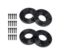 Car Wheel Spacers 4piece Wheel Spacers Black Staggered 15mm + 20mm & Bolts For BMW 3 Series E Series Hubcentric Forged Car Wheel Spacers