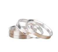 Car Wheel Spacers 4pieces/set Aluminium Alloy Wheel Hub Rings Wheel Hub Centric Rings 56.1-67.1、72.6-66.1、67.1-66.1 66.1-60.1mm(72.6-66.1mm)